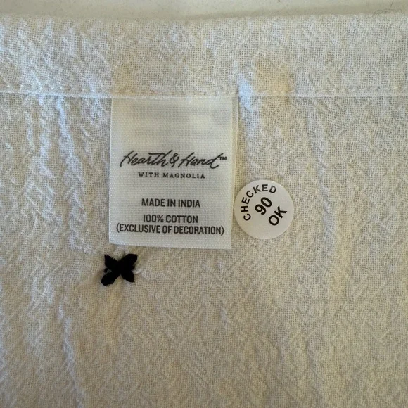 NWT Cotton Hearth & Hand Black and White Patterned Towel Set - Picture 5 of 5